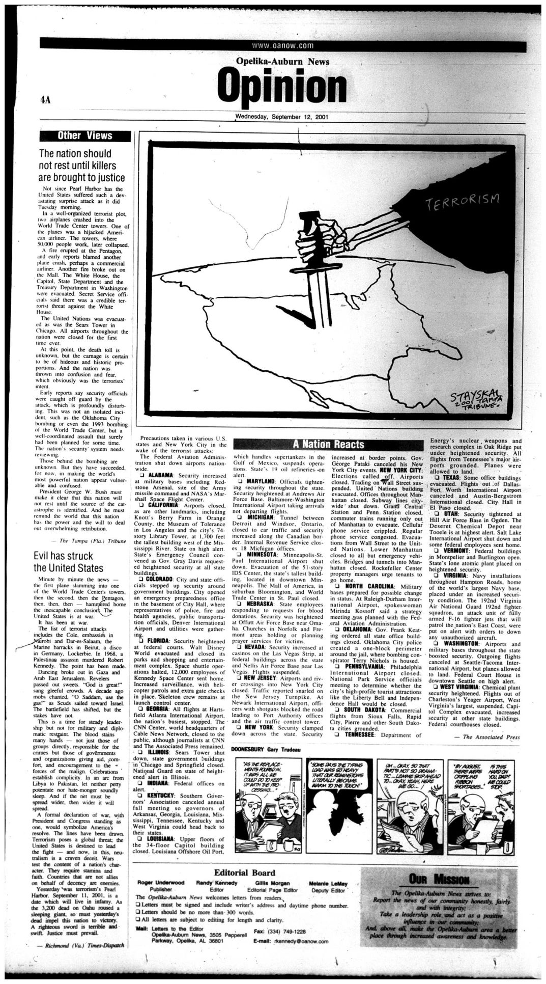Wednesday, Sept. 12, 2001
